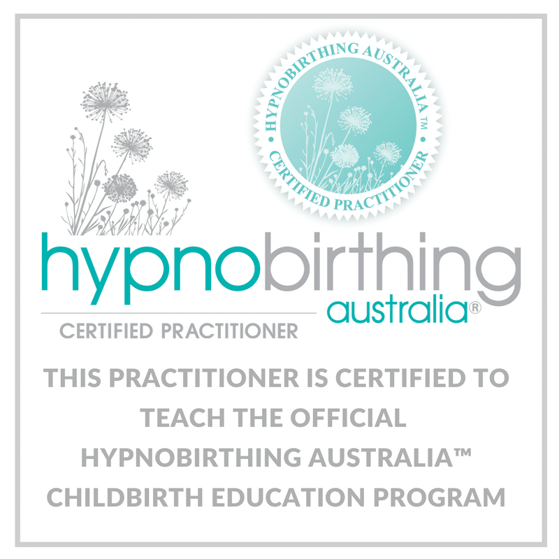 Hypnobirthing Australia certified practitioner seal