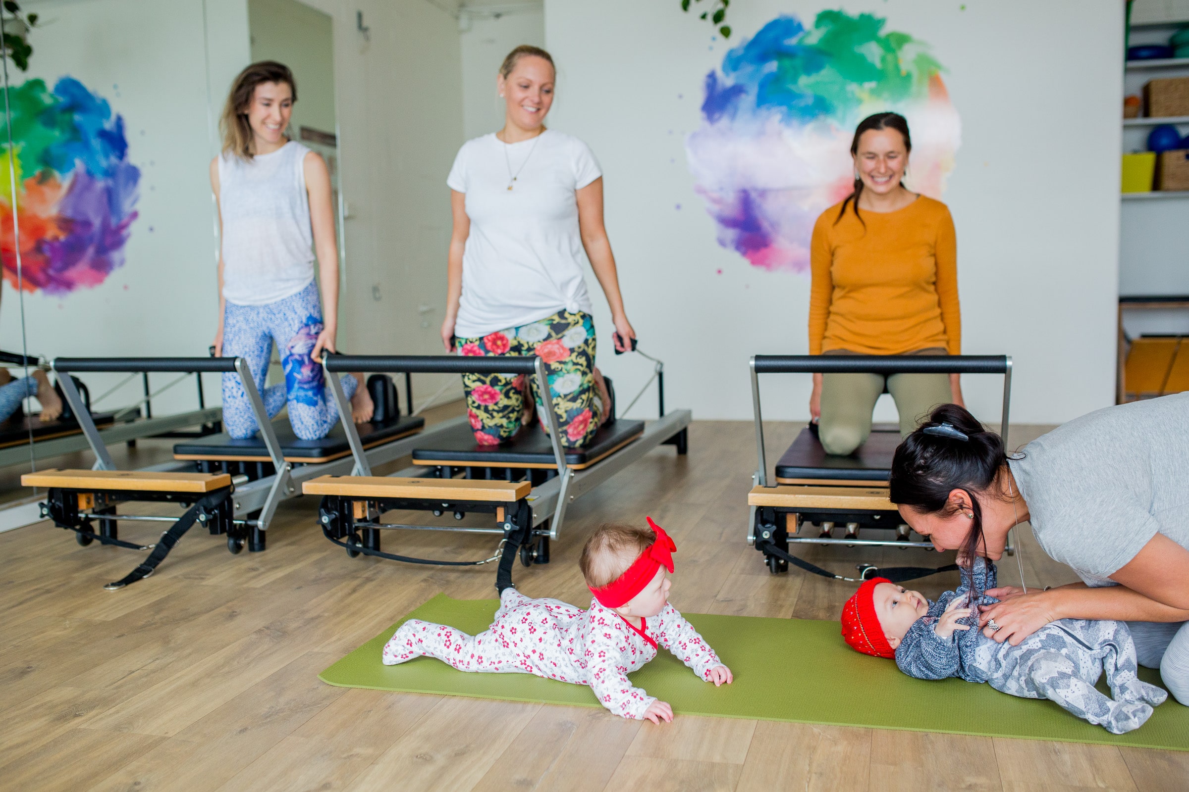 Don't miss out on your regular Pilates session at Village Birth. Bring bub too!